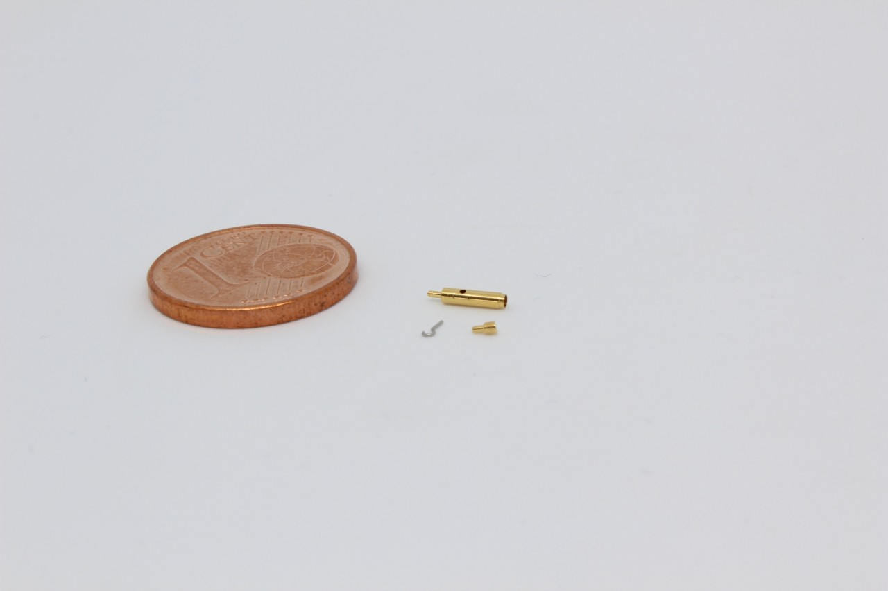micro molle dorate a passo variabile coniche con filo da 0.1 a 0.7 mm